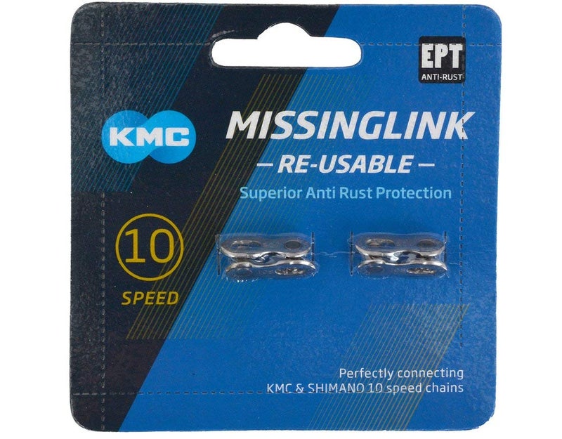 KMC Missing Link حلقة مفقودة KMC 10 سرعات فضية (زرقاء) - Image 1